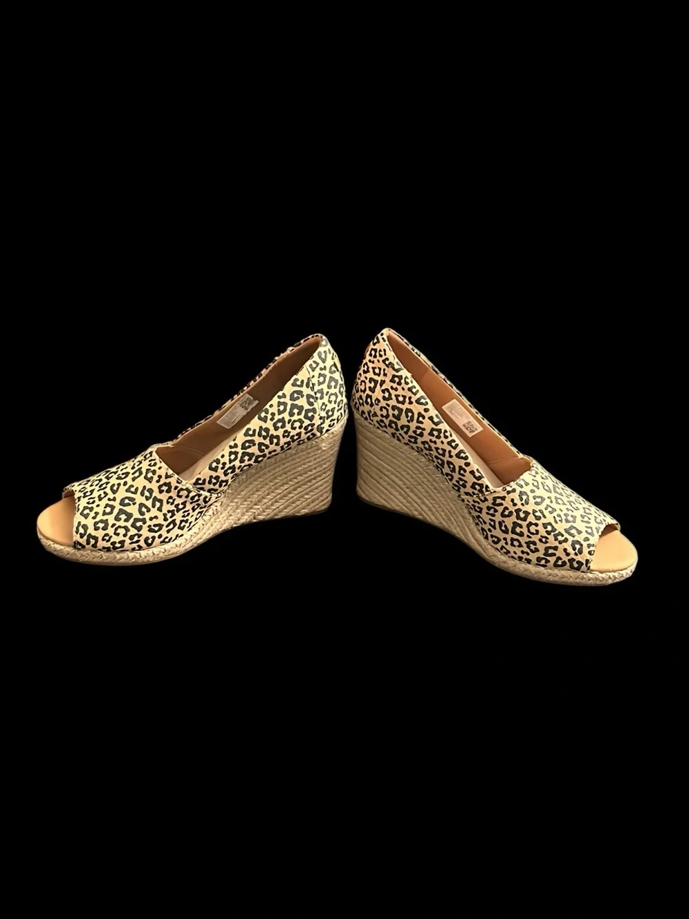 TOMS Michelle Wedge Espadrilles Size 10 NWOT